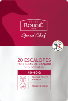 Bloc de Foie Gras de canard du Sud-Ouest avec morceaux tranché - Rougié