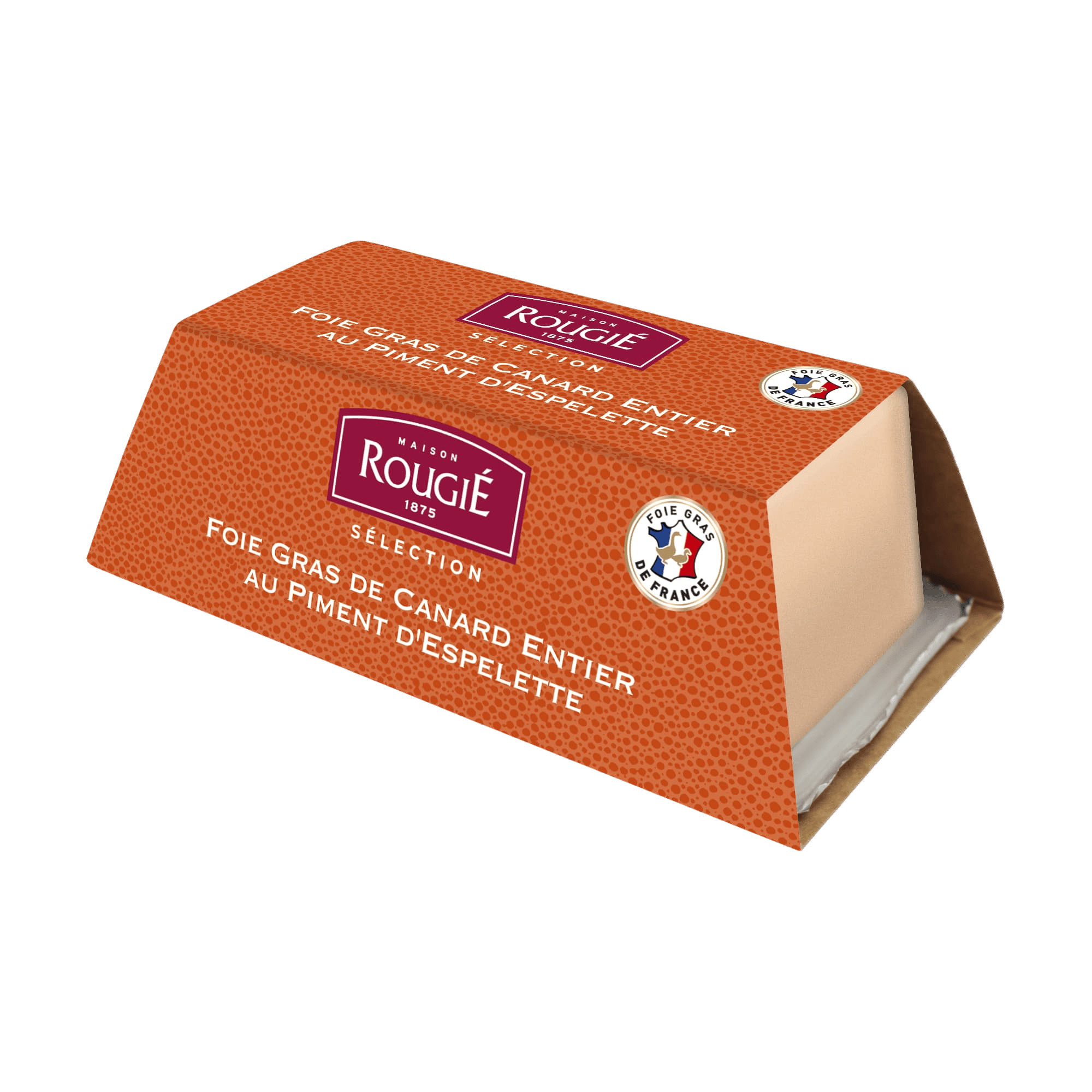 Whole duck Foie Gras with Espelette pepper - Rougié