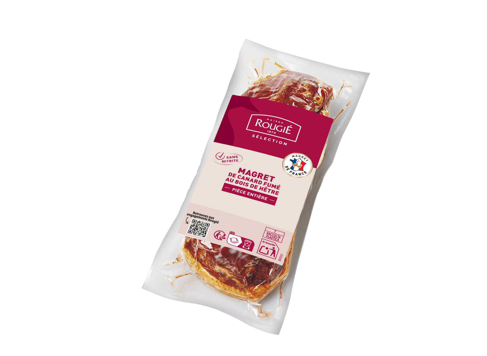 Magret de pato ahumado entero - Rougié