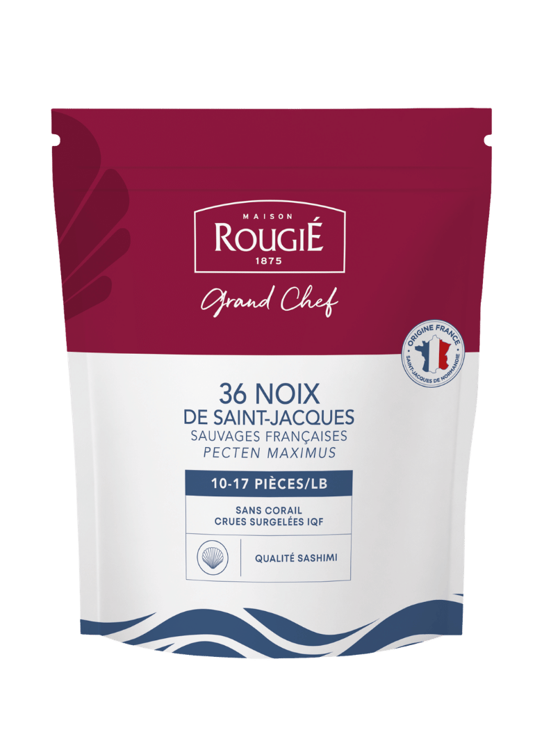 Noix de Saint-Jacques crues, sans corail - Rougié